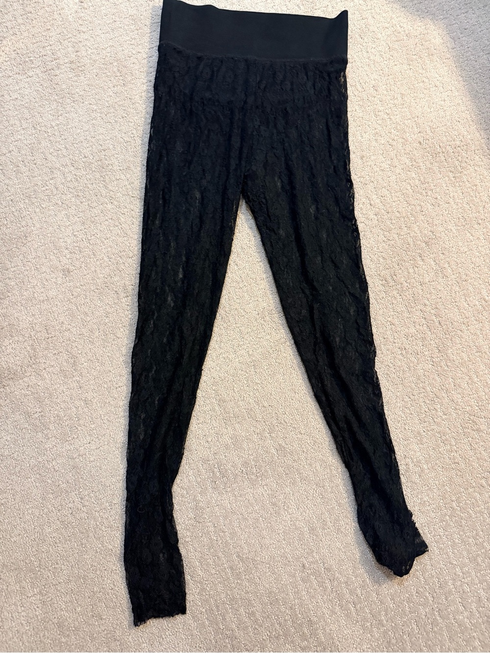 Black Lace Leggings
